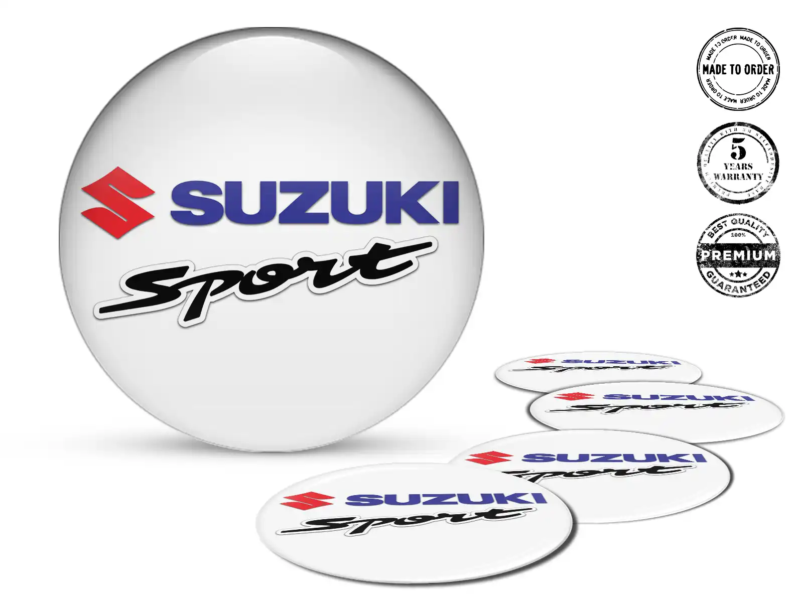 Suzuki Pegatina Silicona Marca Edición Calcomanías de Aro